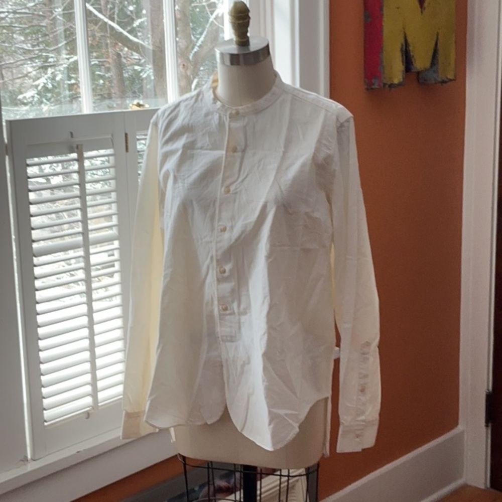 Women’s Cream Button-Up Shirt
